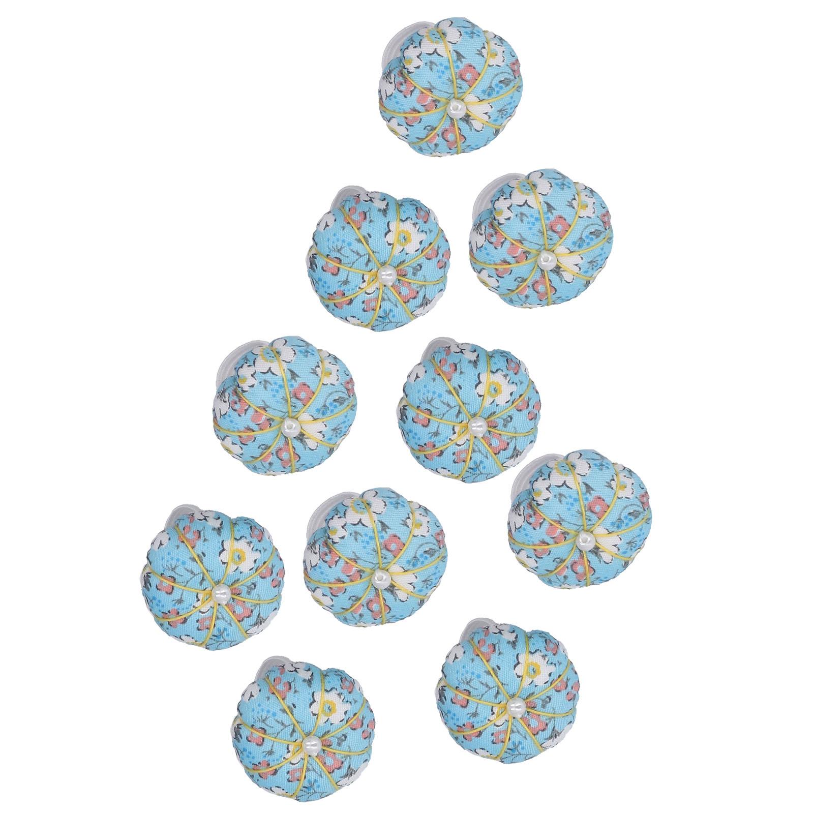 

10 PCS Pin Cushion Light Weight Decorative Practical Cloth Material Cute Style Sewing Pin Cushion for Needlework