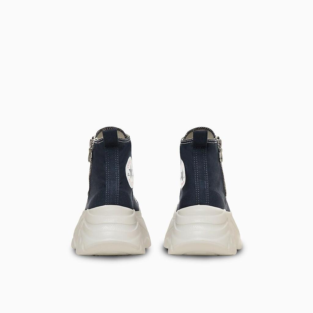 Lightweight Platform Zip-up All Star Cityhike Z Hi Sneakers In Dark Navy, Size 22.5 Cm