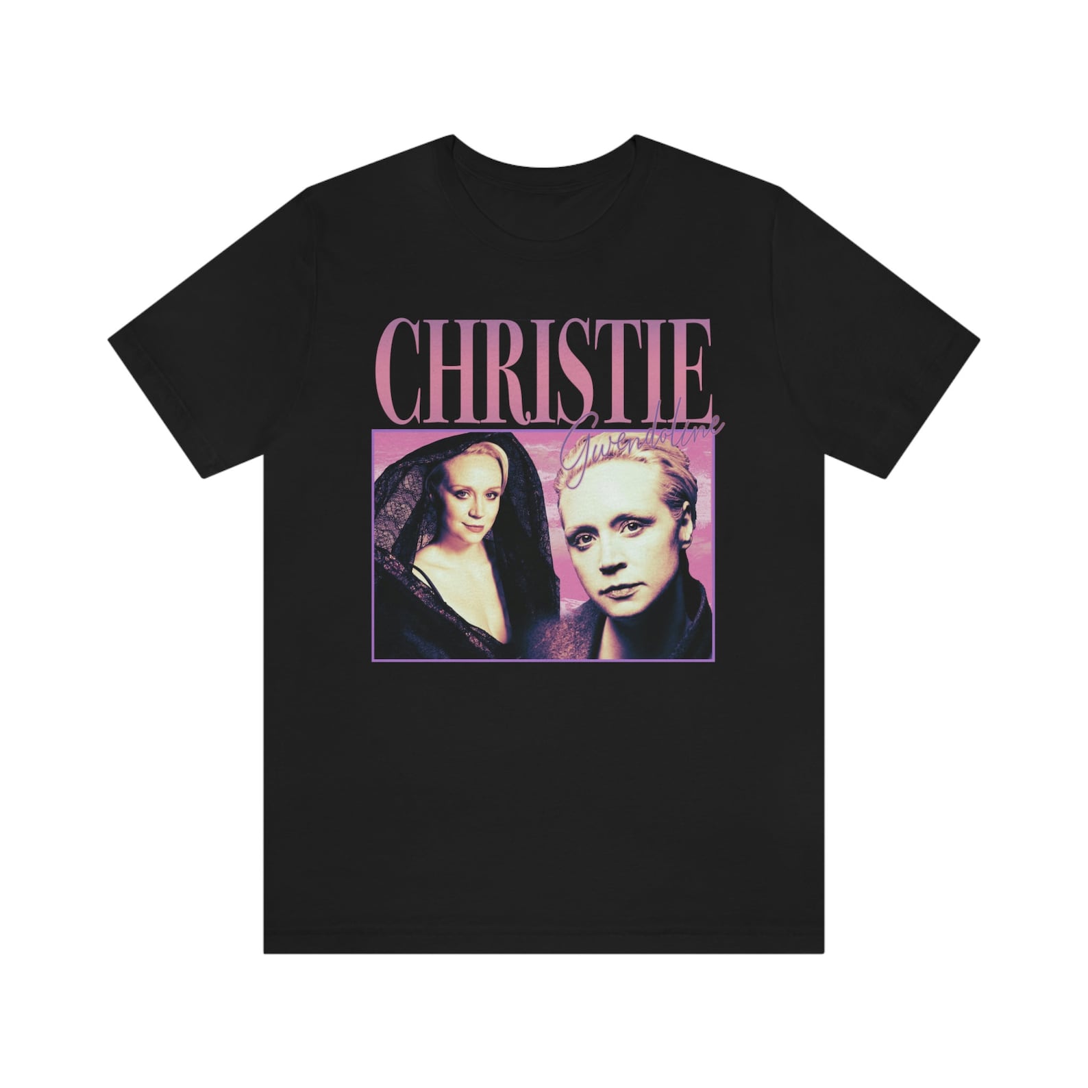 90 s Retro style T-shirt Gwendoline Christie 4XL