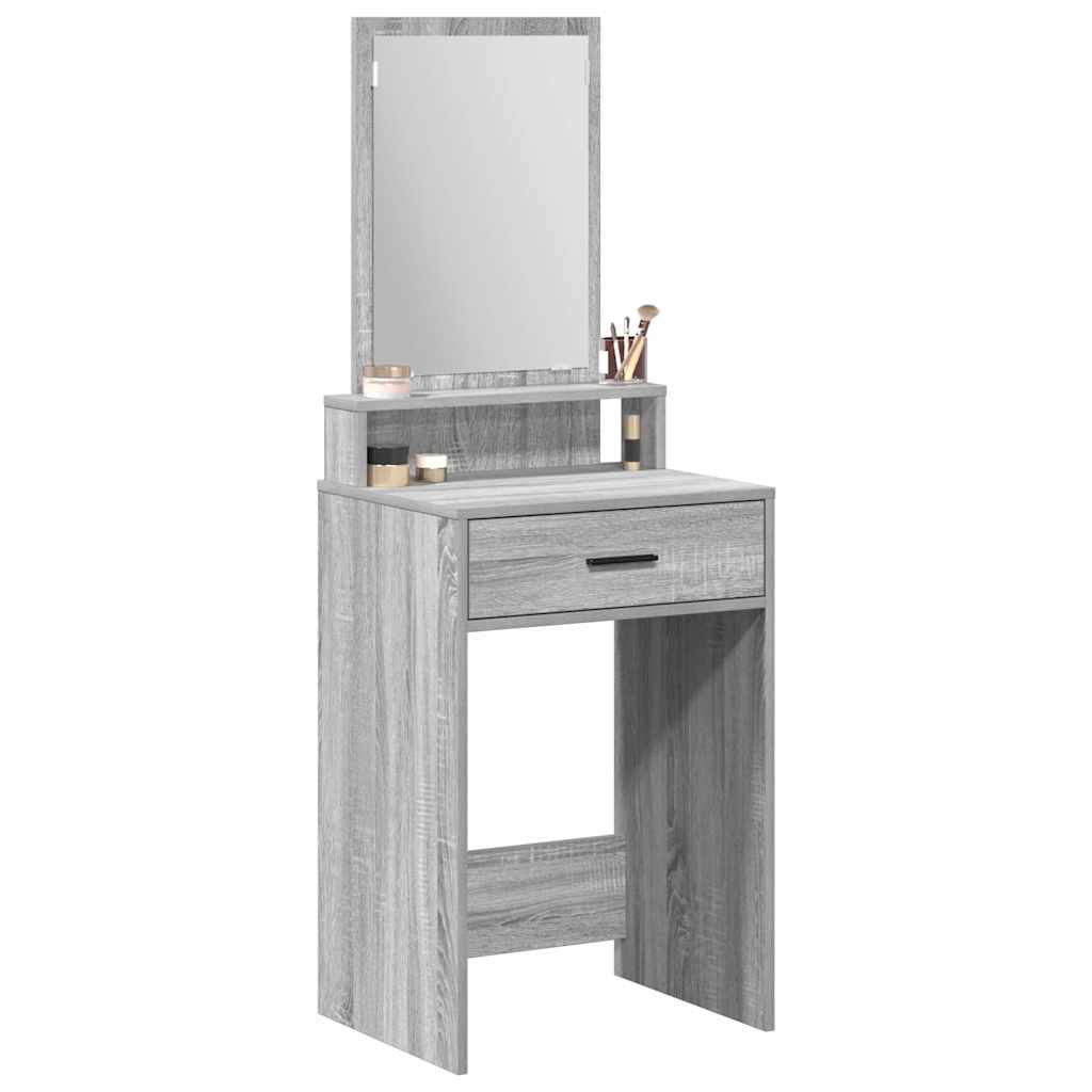 Makeup Table Grey Sonoma 50 x 41 x 140 cm Particleboard