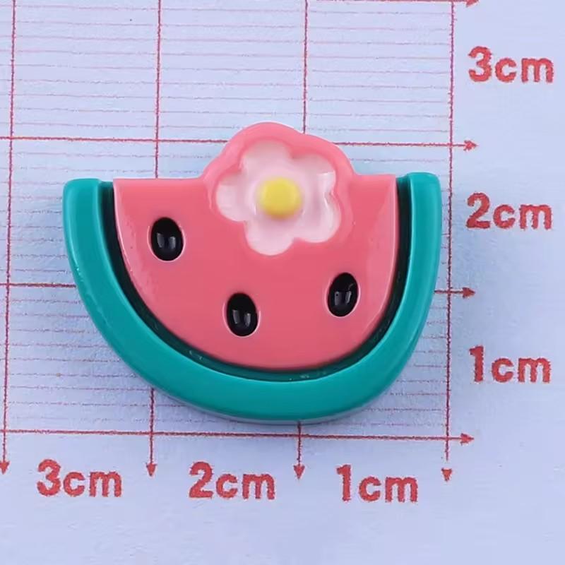 Artificial Resin Flat Back Fruit Design Fridge Magnet for Souvenir and Home Decor