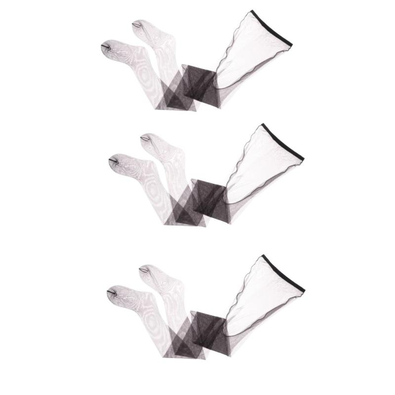 1/3 Pairs Ultra-Thin Nylon Pantyhose One Line Crotch Elastic Women Tights 0D Silky Touch Reinforced Toes Transparent Stockings