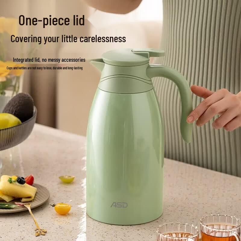 ASD 304 Stainless Steel Vacuum Insulated Thermos Pot 2L