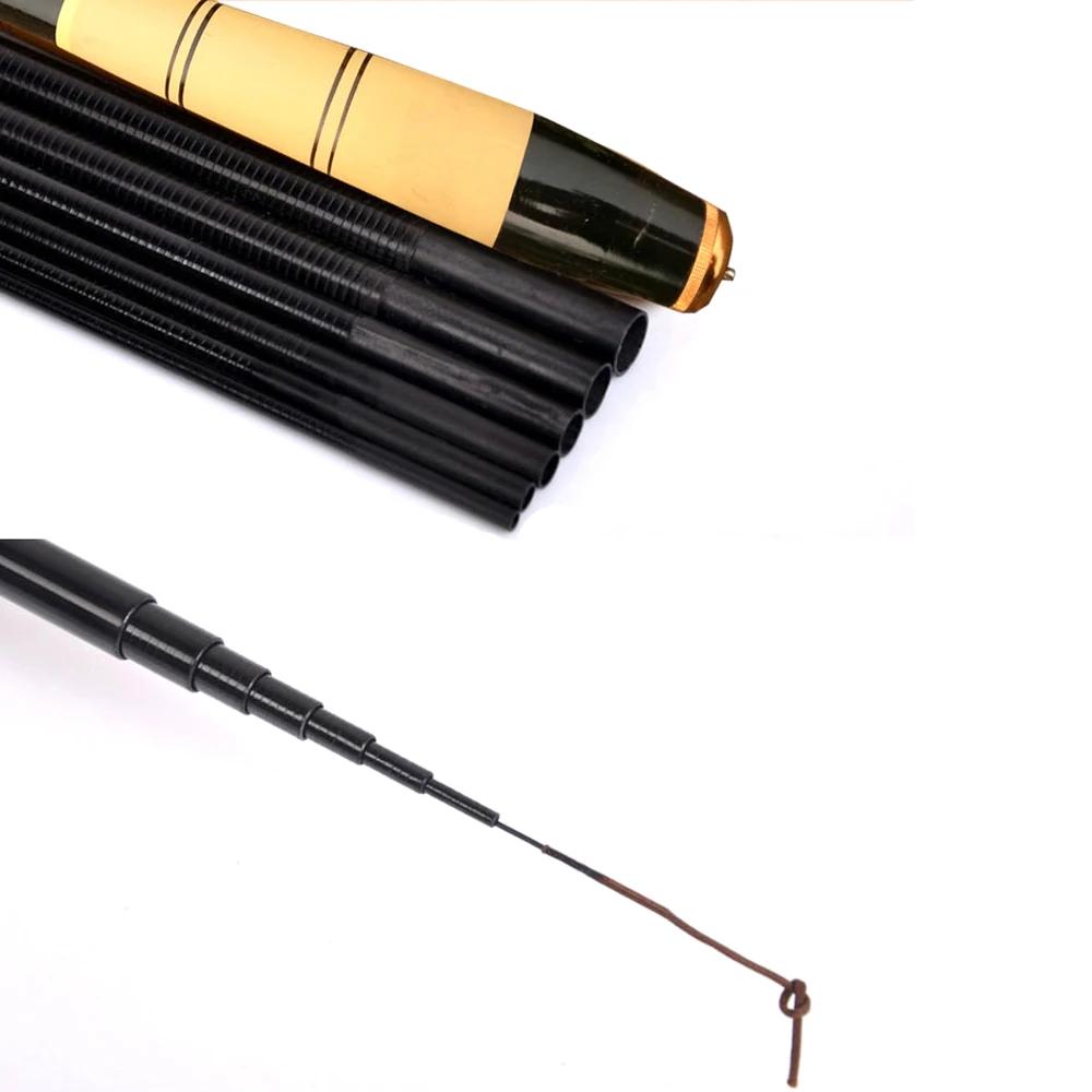 Super Hard Power Hand Pole Telescopic Fishing Rod Carbon Fiber Ultra-light Freshwater Stream Rods Carp Feeder for Fish 1.5-6.3m260319