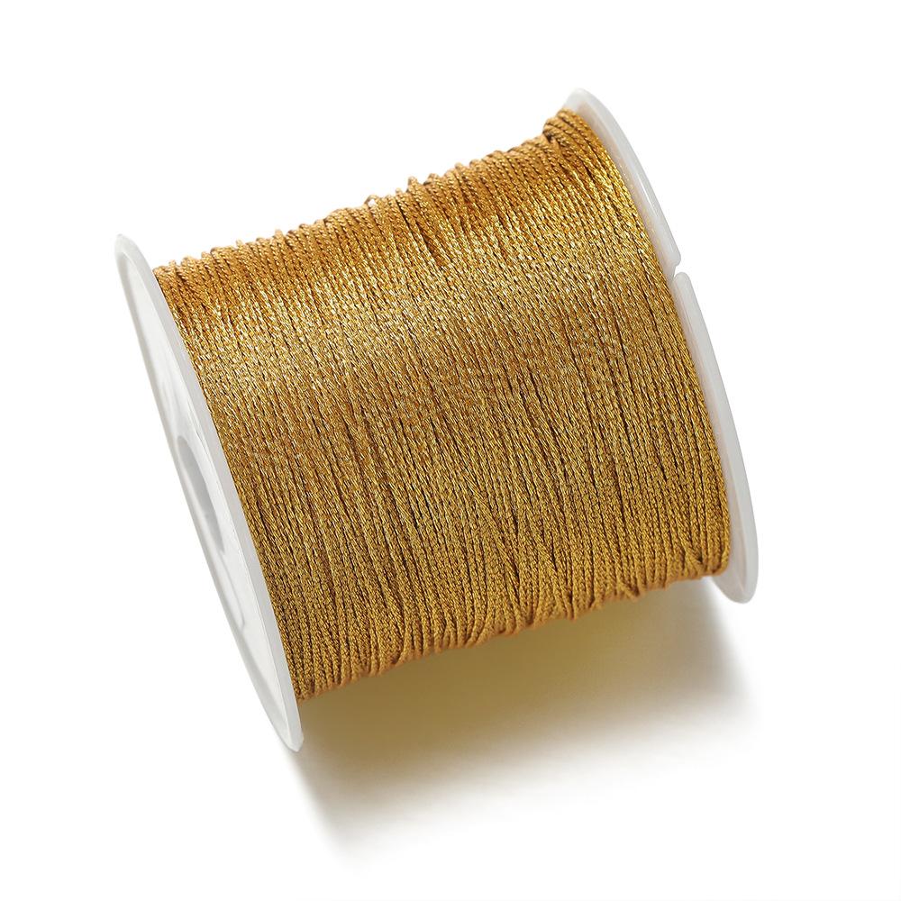 1Pc 0.2-0.8mm Multi-Color Braided Thread Macrame Cord String for DIY Bracelet Necklace Tassels Beading Craft Rope