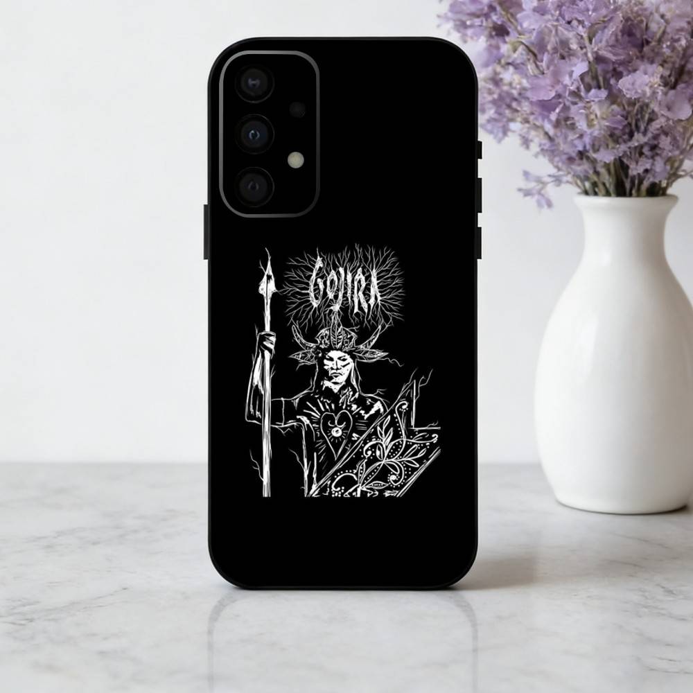 G-Gojira-A F-Fortitude-E Band Handyhülle Für Samsung Galaxy A73,A72,A71,A70,A53,A52,A51,Weiche Silikon Schwarz Hülle