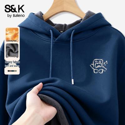 Baleno Men's Winter 420G Heavyweight Plush Hooded Sweatshirt