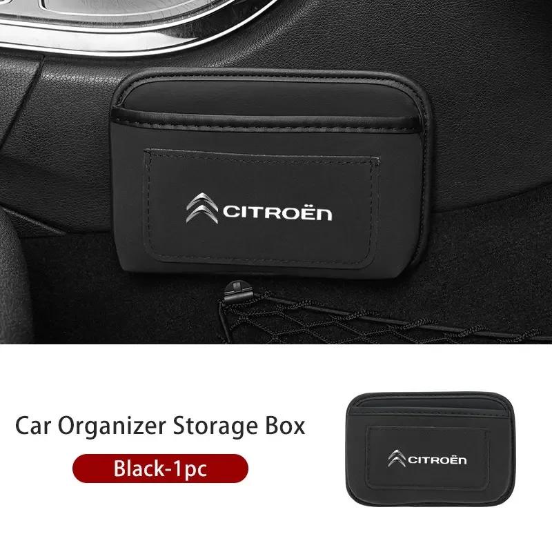 

Car Storage Pocket Sticky Side Door Hanging Phone Purse Box For Citroen C4 C3 C5 C1 C2 C6 VTS C4L DS3 DS4 DS5 Grand Berlingo