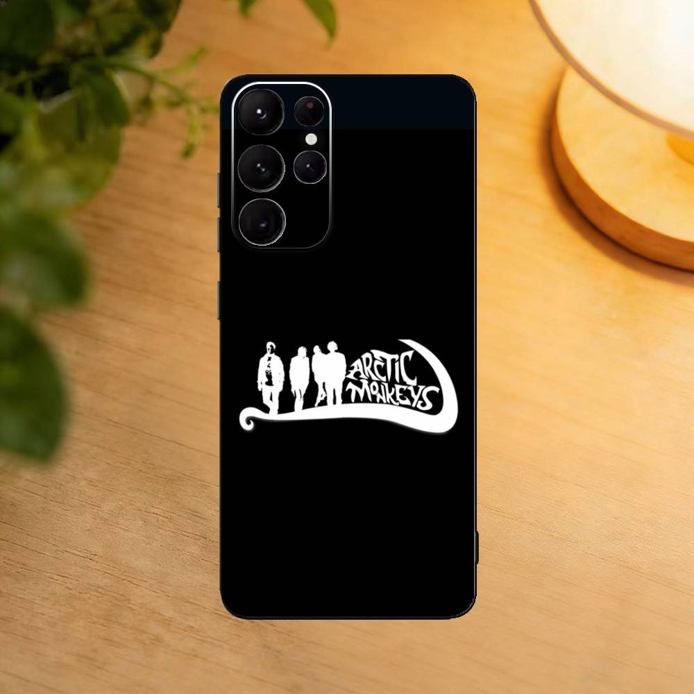 

Чехол для телефона с логотипом группы A-Arctic M-Monkeys Для Samsung S25, S24, S21, S22, S23, S30, Ultra, S20, Plus, Fe, Lite Черный корпус Samsung S21Ultra