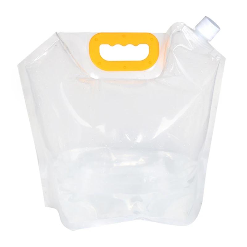 Transparent Juice Milk Coffee Packaging Bag 1.5/2.5/5L Stand-up Drink Packaging Bag Spout Pouch for Beer Beverage Liquid 1.5L