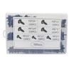 Fully Threaded Self-Tapping Screw Assortment Kit  Drilling for Metal, Furniture