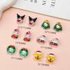 20Pcs Cartoon Creative Christmas Nail Charms Cute Kuromi Hello Kitty Resin Nail Art Festive Diy Nail Decor For Holiday Manicures