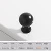 Aluminum Alloy Furniture Knobs Rustproof Waterproof Surface Classic Design for Cabinet Drawer Dresser Bathroom Kitchen Furniture