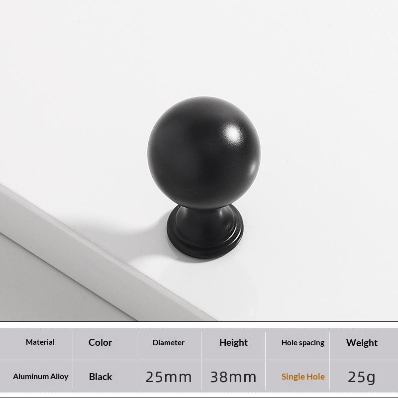 Aluminum Alloy Furniture Knobs Rustproof Waterproof Surface Classic Design for Cabinet Drawer Dresser Bathroom Kitchen Furniture