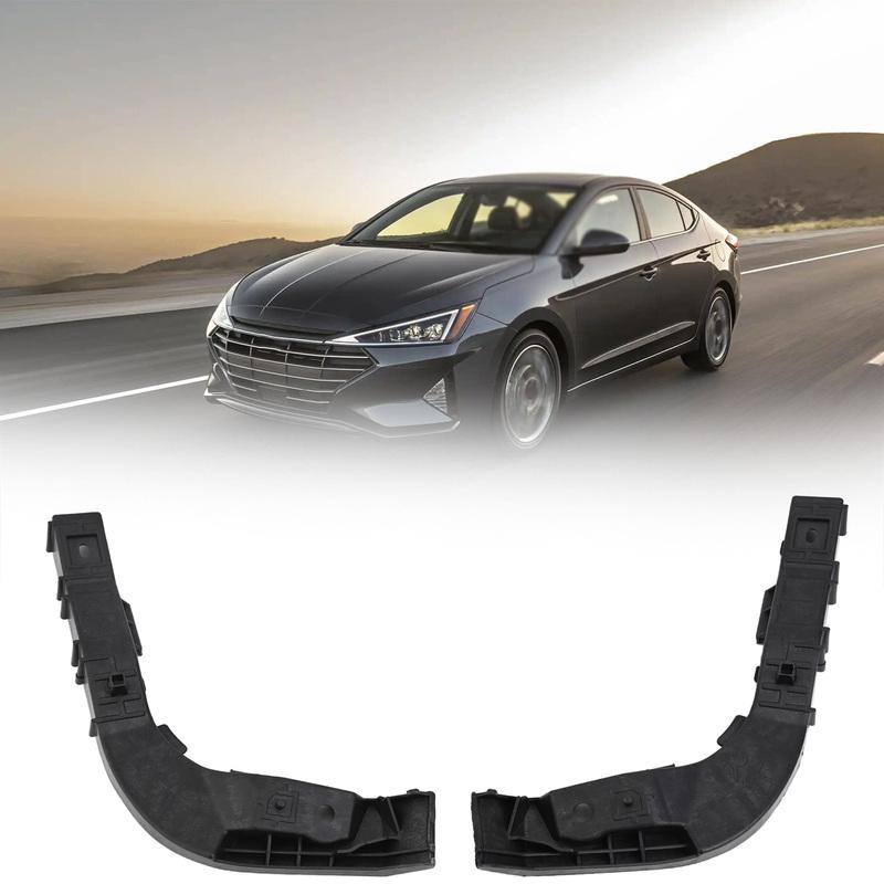 Для Hyundai Elantra 2007-2010 Запчасти для бампера автомобиля Кронштейн переднего бампера Черные Защитные детали бампера автомобиля Аксессуар