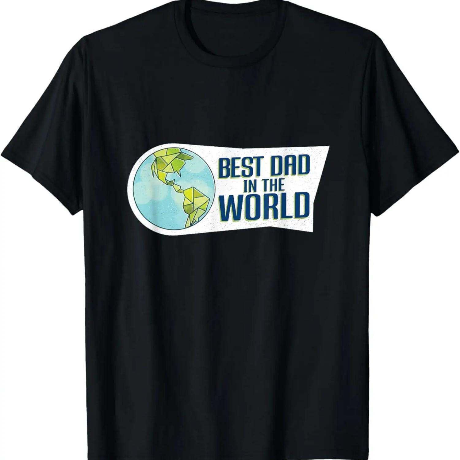 

Best dad in the world happy Father s Day from daughter & son T-Shirt XXXXXL чорний