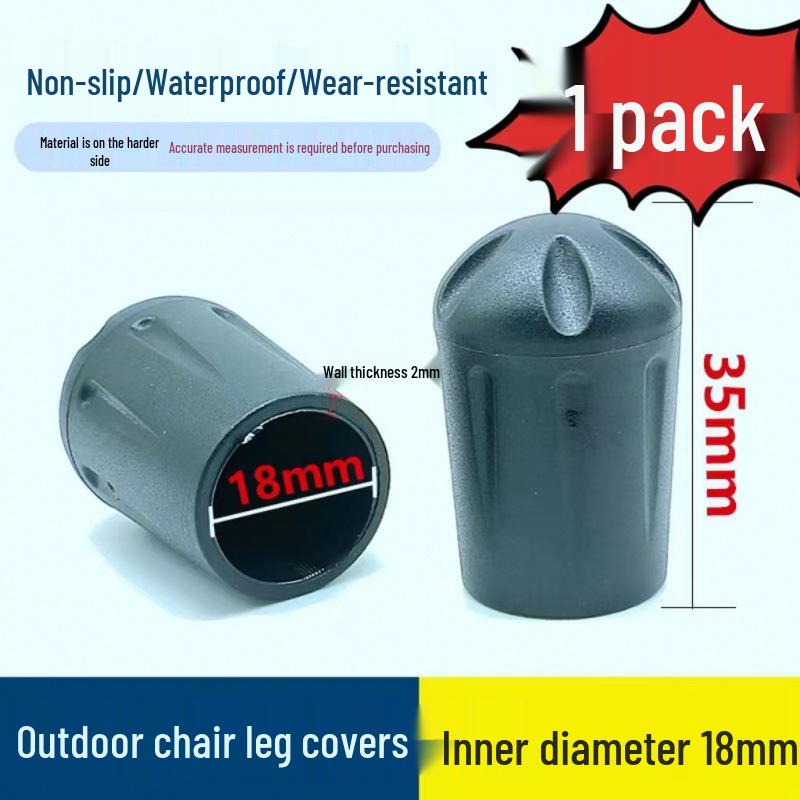 Non-Slip Outdoor Chair and Table Leg Covers – Anti-Sink, Wear-Resistant End Caps for Folding and Moon Chairs