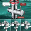 JPHZNB 3-Way Faucet Splitter Diverter Valve