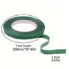 2/5 Rolls Floral Tape Flower Tape, Green Floral Tape for Fresh Flowers, Florist Tape for Bouquet Stem Wrapping and Floral Crafts