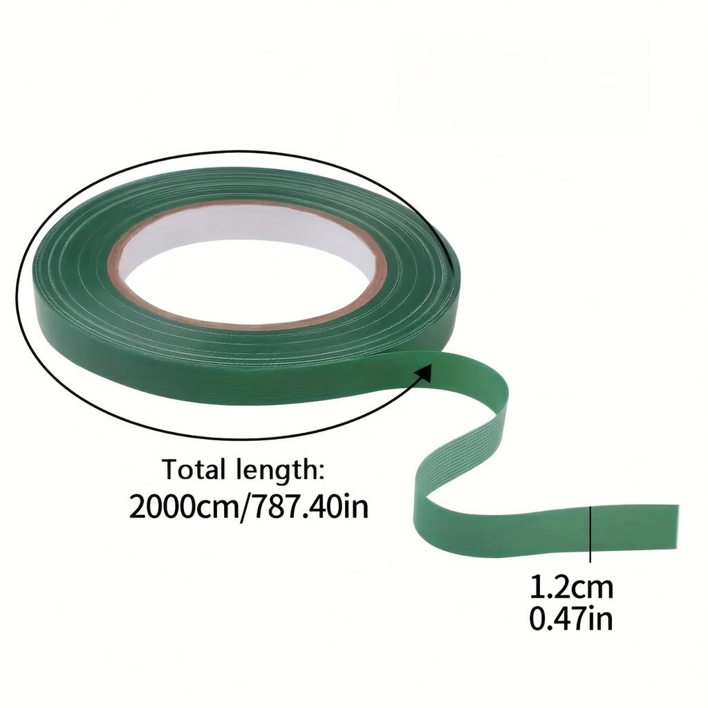2/5 Rolls Floral Tape Flower Tape, Green Floral Tape for Fresh Flowers, Florist Tape for Bouquet Stem Wrapping and Floral Crafts