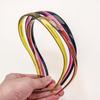 4PCS Sunglasses Frame Shape Plastic Hairband For Women Elegant Solid Headband Hair Decorate Hair Hoop Fashion Hair Accessories
