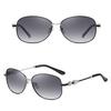Sunglasses for UV Face Slimming Asian Fit Gradient Lenses Flexible Temples Jewelry UV400 Ultra Lightweight [fortulux] Women, Protection, Polarized,