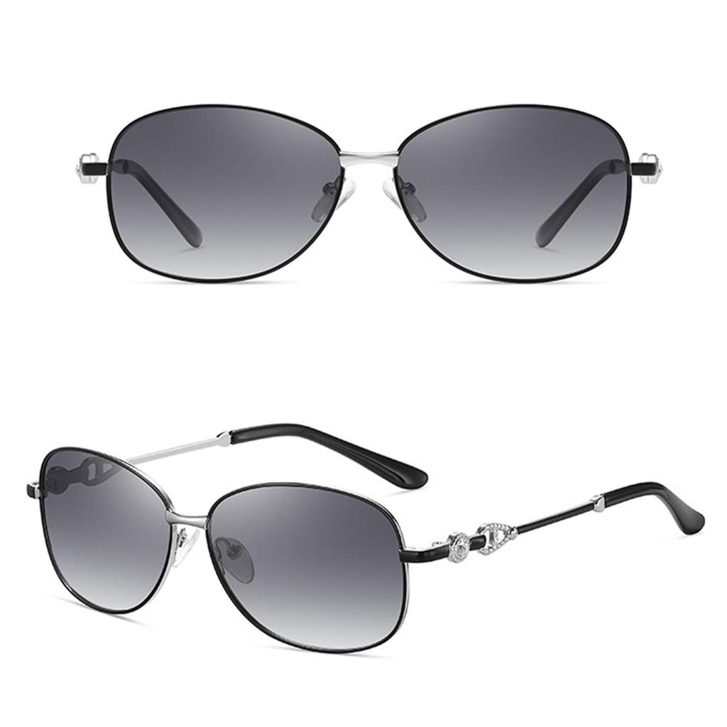 Sunglasses for UV Face Slimming Asian Fit Gradient Lenses Flexible Temples Jewelry UV400 Ultra Lightweight [fortulux] Women, Protection, Polarized,