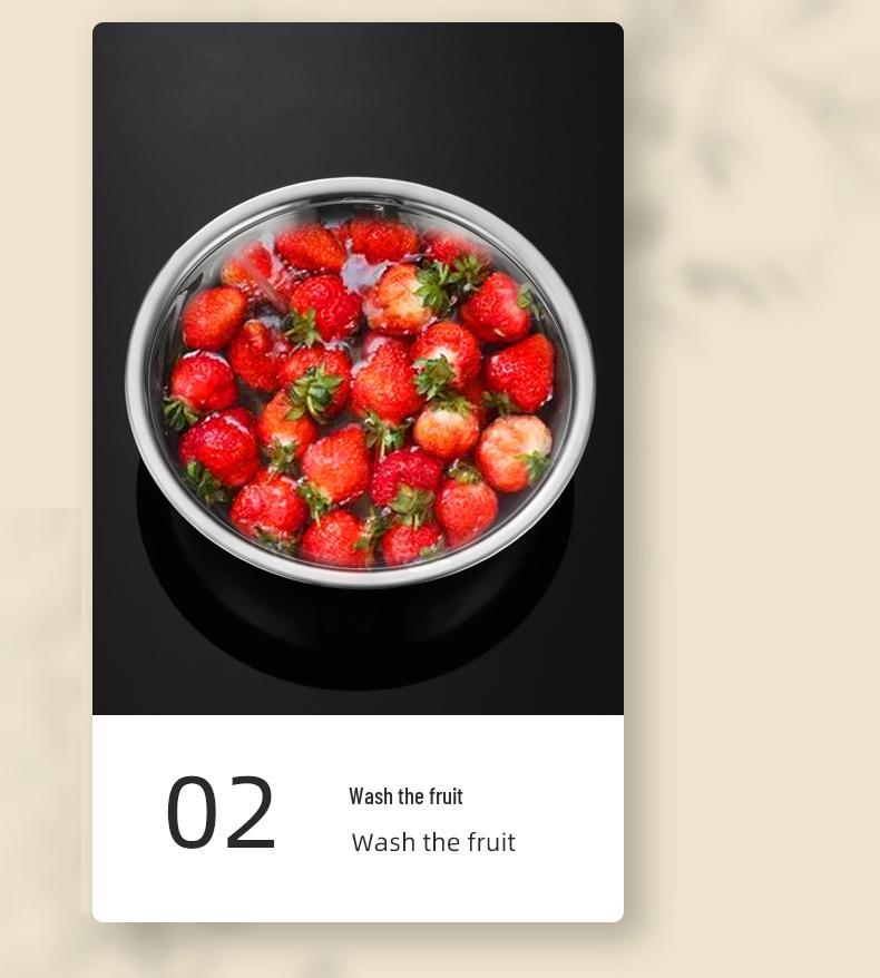 Stainless Steel Large Multi-Purpose Basin for Vegetables, Noodles, Baby Bath, Laundry, and More