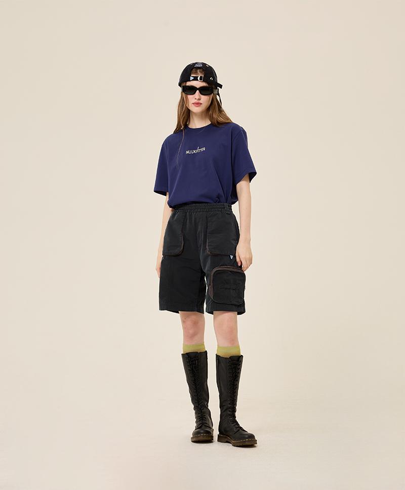 NUUKFITTER Heavy Cotton Logo T-Shirt [Navy]