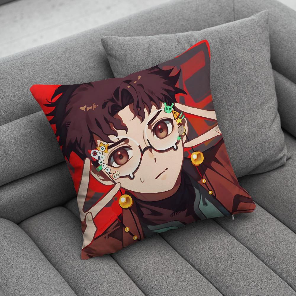 Anime D-Dandadan Pillow Case Soft Cushion Cases for Farmhouse Sofa Decor Home Decorations and Protector