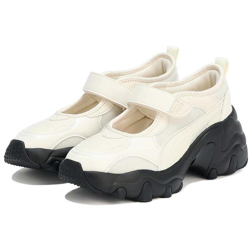 Puma Pulsar Wedge Hollow Scarpe Casual Lifestyle Basse Sneaker Donna Bianco Sporco 399104-01