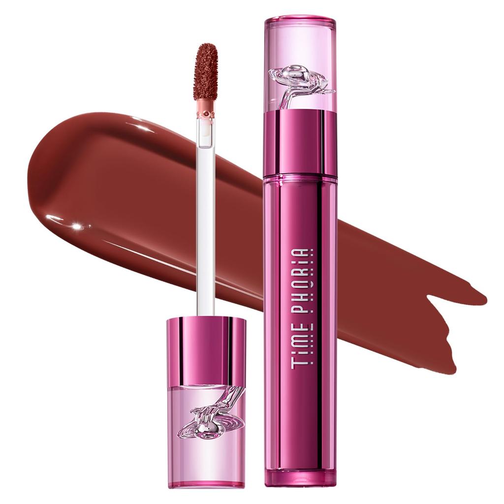 TIMEPHORIA Altera Blurring Lip Tint: Da finitura lucida a morbida opaca, sfuma le linee delle labbra, con una texture leggera, non appiccicosa, ariosa, vellutata per