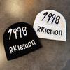 1998 Rkiemo Letter Knit Cap For Fall Casual And Streetwear Looks Hat Gift