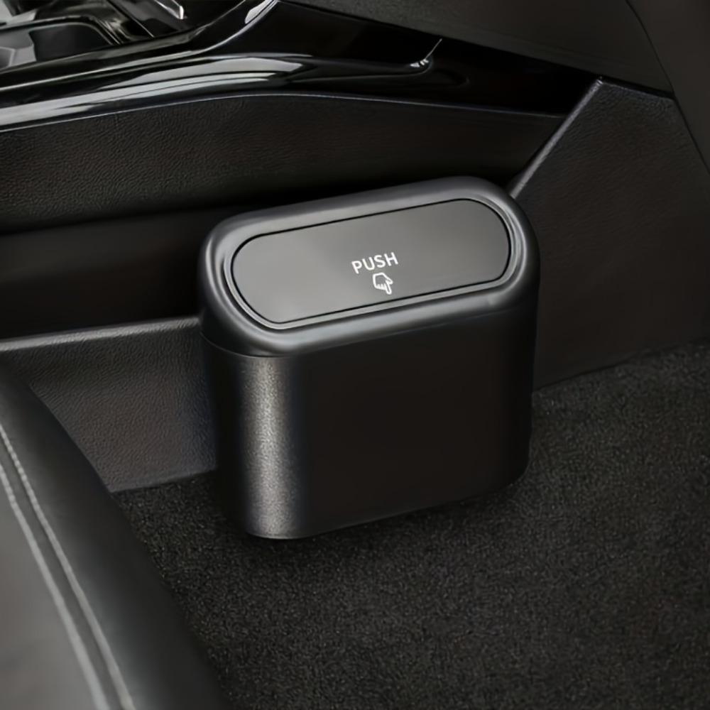 Durable Compact PP Car Trash Can | Space-Saving Vehicle Organizer - Modern Auto Accessory, Universal Fit for Cars, SUVs & Trucks, Easy To Clean