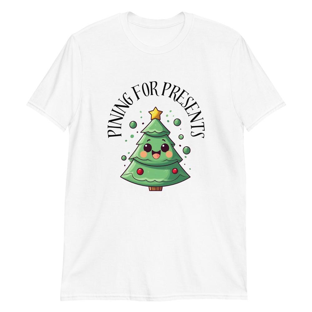 

Pining for Presents: Cute Christmas Tree T-Shirt L
