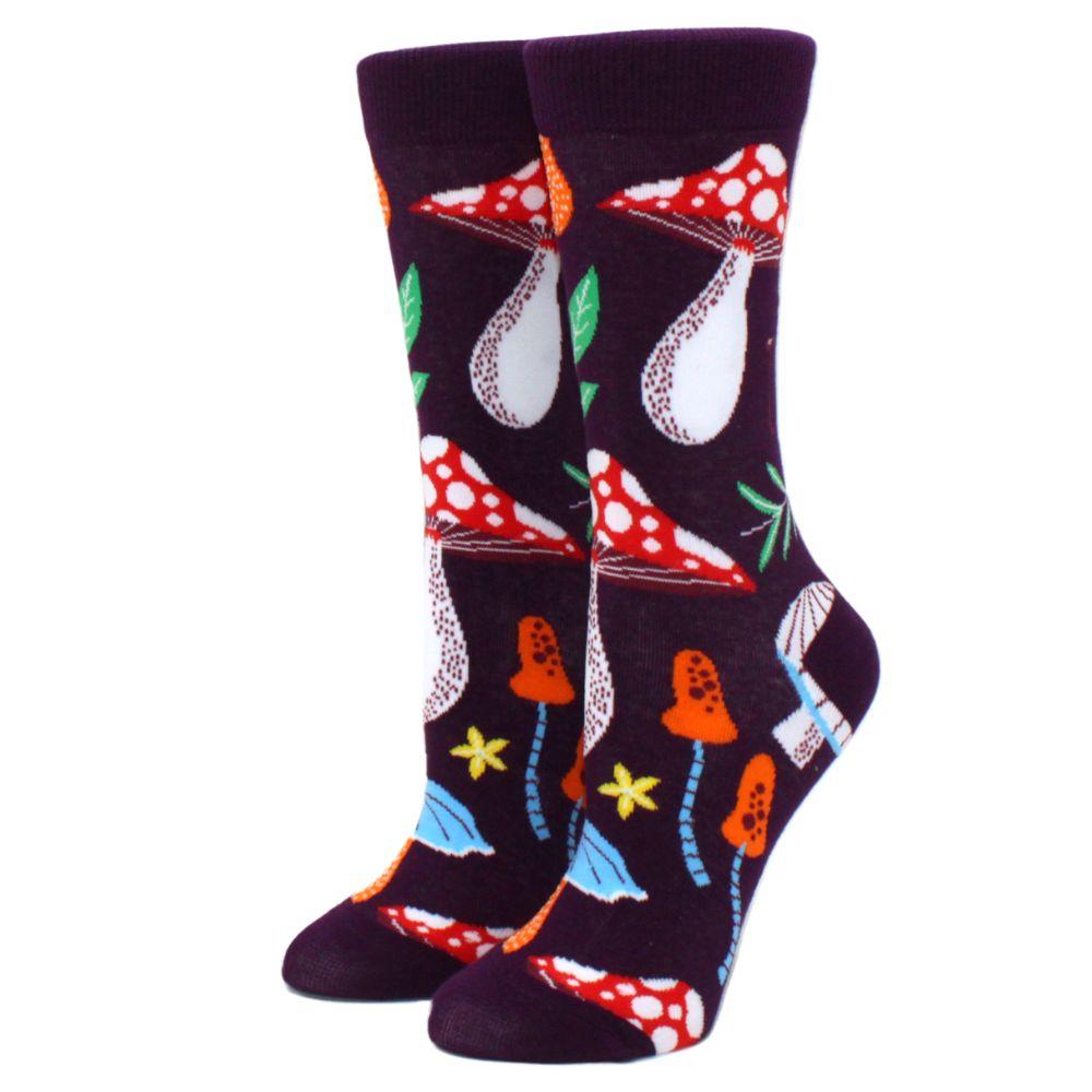 1 Pair Kawaii Women Socks Happy Funny Socks Fruit Harajuku Candy Colors Mid Socks Casual Crew Socks Women Size 35-42 Short Socks
