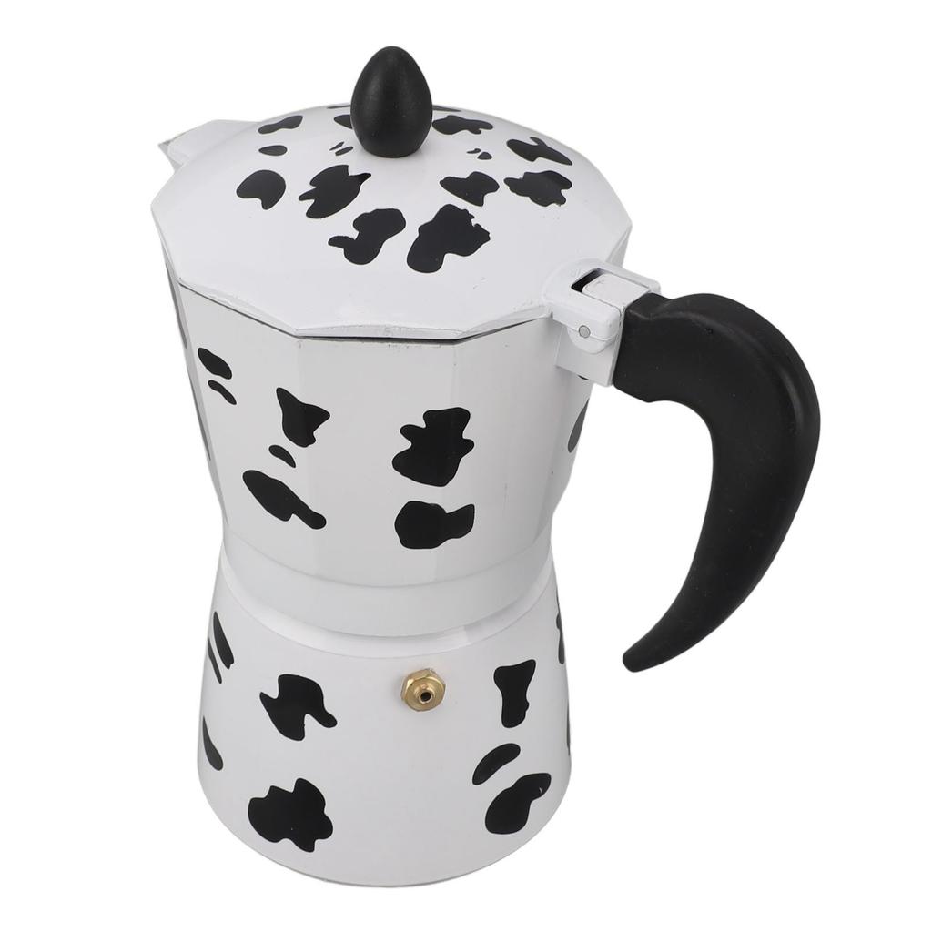 Milk Cow Color   Pot Aluminum Coffee Pot Coffee Maker for Home Cafe Outdoor Activities Camping Travel