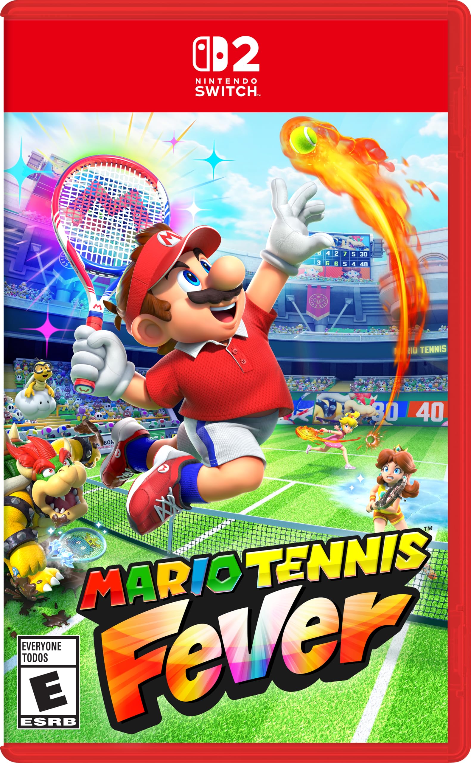Mario Tennis Fever North Switch 2 (Import America) – красный