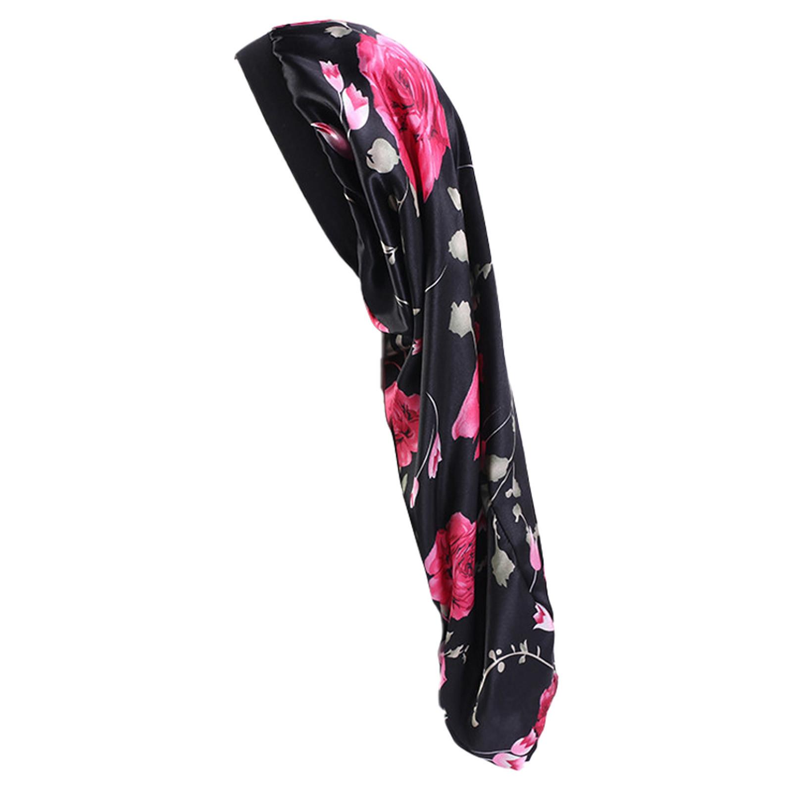 

Имитация шелка с длинными волосами, ночная шапочка для душа, высокая эластичность, длинная бочонка