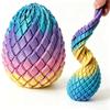 3D Print Decompression Dragon Egg Toy - Smooth Rotating Stress Relief Toy Adhd Anxiety Relief Eco-Safe Finger Toy For Adults Toy