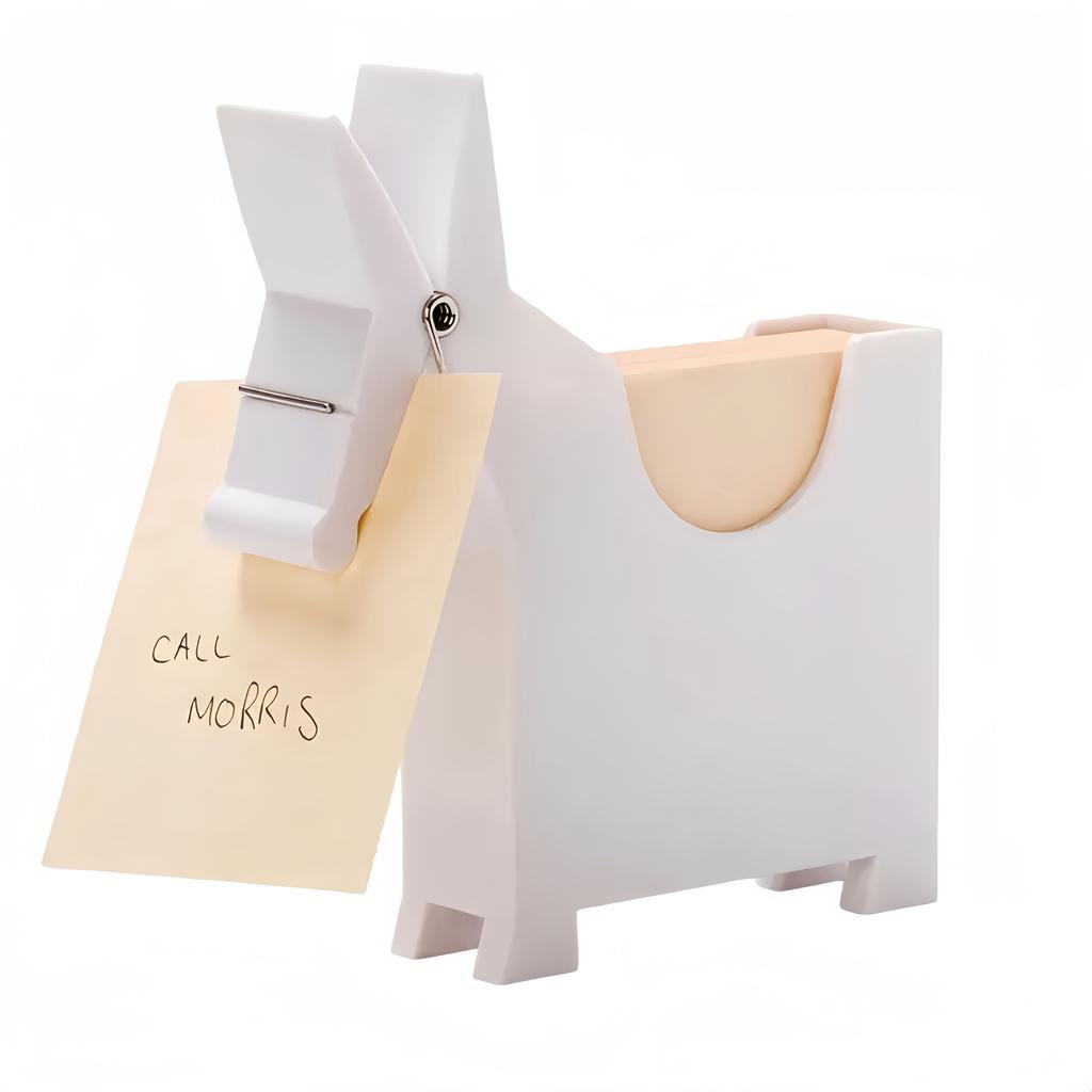 Mule Creative Memo Clip with Notepad Dispenser, Plastic Pen Holder and PVC Desk Organizer .