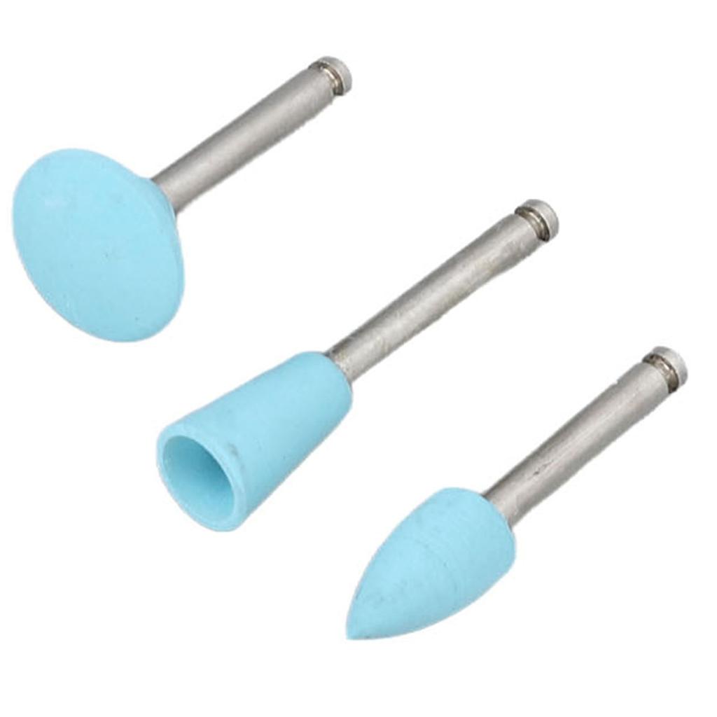 9pcs Dental Polishing Drill Bits Light Cured Resin Teeth Polishing Bur Accessory for Low Speed Handpiece