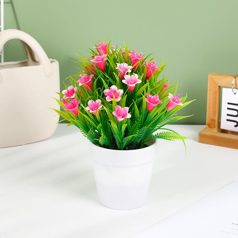 Lily Artificial Green Plant With Realistic Look For Living Room And Gift Use