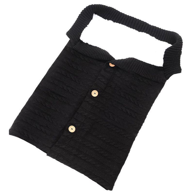 Newborn Baby Winter Wrap Warm Swaddle Blanket Knit Sleep Bag Sack Wrap Stroller