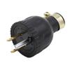 BTL Generator Plug Anti-Loose Plug Small Gasoline Generator Plug NEMA 5-15 Three-Pole 3 Pins AC125V 15A Electrical Plugs