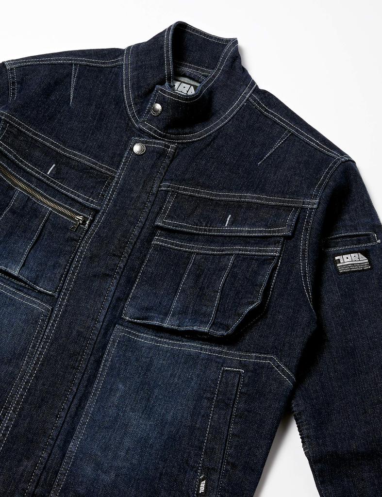 Jeans-Balgjacke 8930 Con Japan 3L bis japanische Größe [Toraichi] 8930-554 Reiter Herren (entspricht 3L)