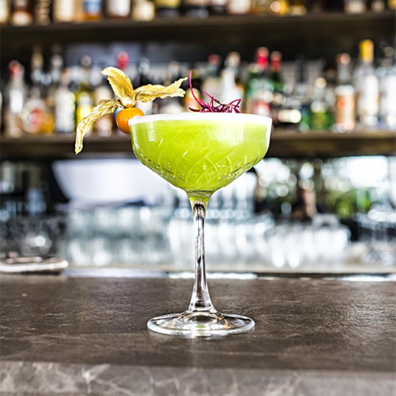 Martini Glass Carving Glasses Premium Coupe Goblets Set of 2 - Gin, Wine, Cocktail, Mojito Glasses Drinking Champagne Cups