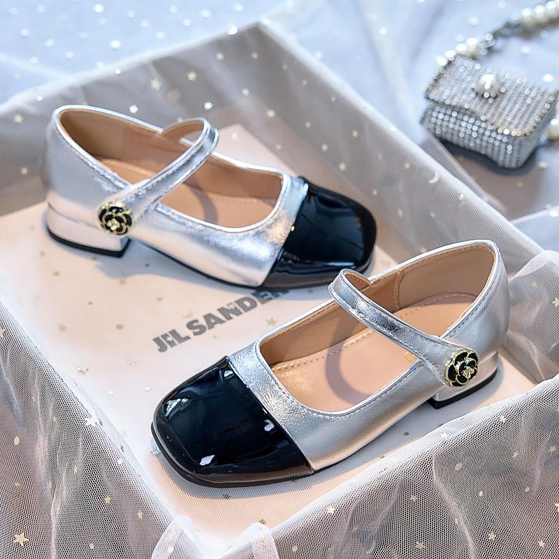 Girls' High-heeled Leather shoes2026New Spring/Summer Performance Fashion Girls' Little Princess Style Dress and Cheongsam Shoes
