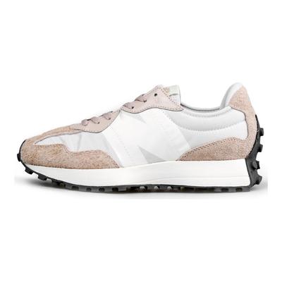 327 Szaro-Beżowe Damskie Sneakersy Kremowe WS327SFA