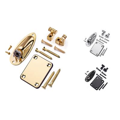 Elektrische Gitaar Roller String Tree String Retainer Halsplaat Geladen Jack Socket Plaat Voor Gitaar Vervangingsonderdelen